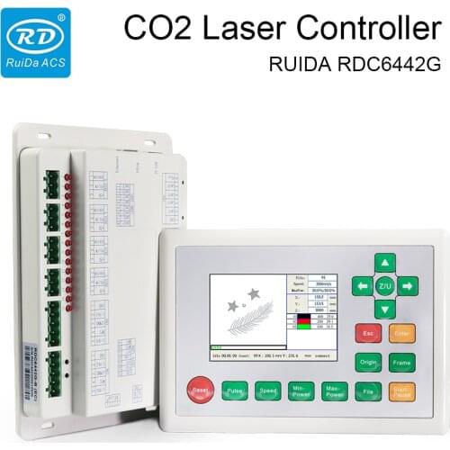 Ruida RDC6442G CO2 Laser Controller Card System Laser Control Panel for CO2 Laser Engraving Cutting Machine ReplaceTrocen Leetro