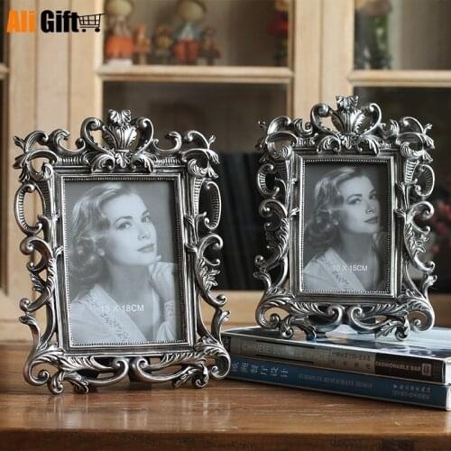 Hot Selling Newest Shengkaisi / 6 "7" Retro Frame Crafts European Classical Frame Creative Photo Frame Gift for Friend