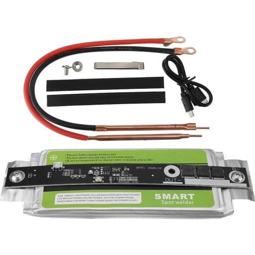 Mini Spot Welding Machine Adjustable Spot Welder with Nickel Sheet Soldering Pen for 18650 Lithium Battery