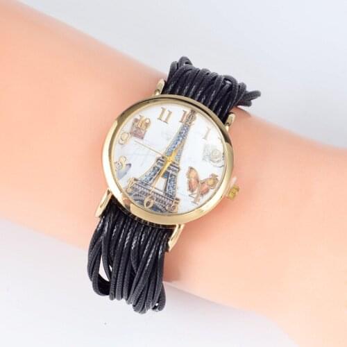 Fashion Casual Womens Quartz Wristwatch Women Wax Rope Bracelet Dress Watch Pendant Relogio Feminino Reloj Mujer Clock Gifts