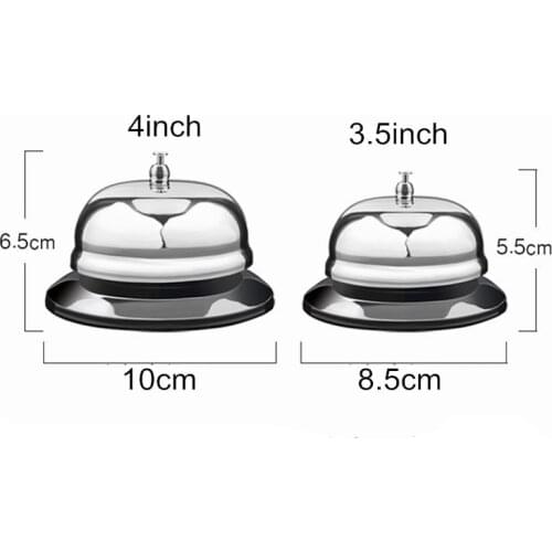 New 1Pcs Desk Kitchen Hotel Restaurant Counter Reception Bar Ringer Call Bell Service
