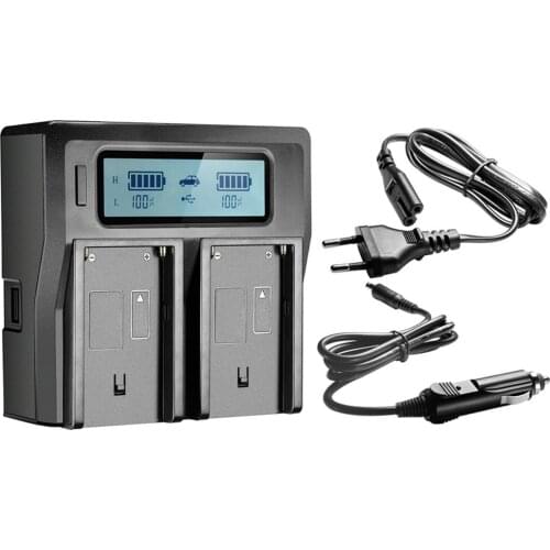 New LCD Dual Battery Fast Charger For Panasonic AG-VBR59 VBR89 VW-VBD29 VBD58 VBD78 VBD98 CGA-D54s D54 D54D CGP-D28S Battery