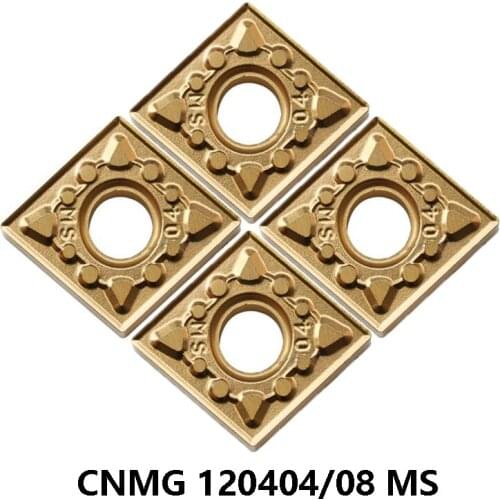 CNMG CNMG120404 CNMG120408 MS CNMG120404MS CNMG120408MS CA6525 for Stainless Steel Carbide Inserts Turning Tools CNC