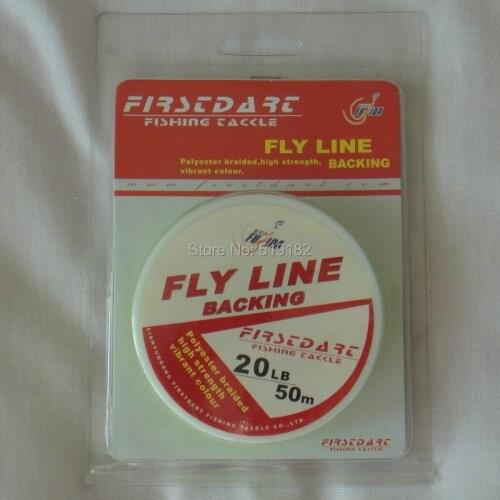 Professional firstdart 50 meters - 20lb fishing line extension cable back-up line fly fishing line