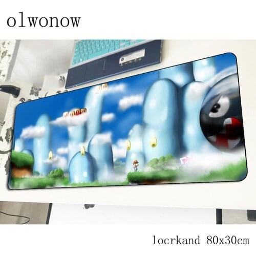 Mario mousepad gamer Professional 800x300x3mm gaming mouse pad Indie Pop notebook pc accessories laptop padmouse ergonomic mat