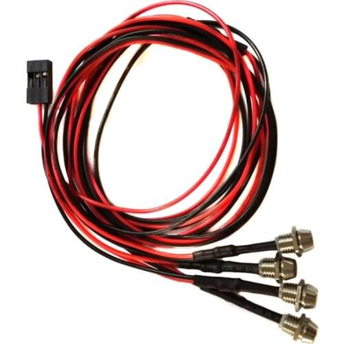 RC Model Car Universal 4 LEDLamp 2 White LED And 2 Red LED RC Car Light B36E