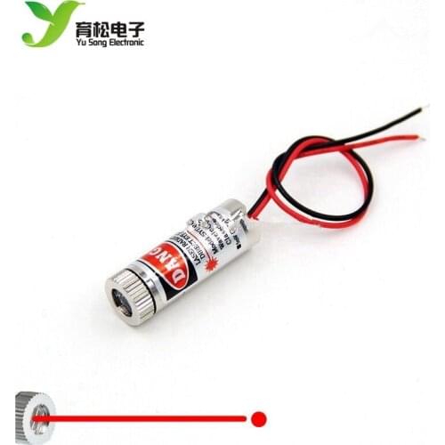 Adjustable laser tube 5mW red single cross dot laser head