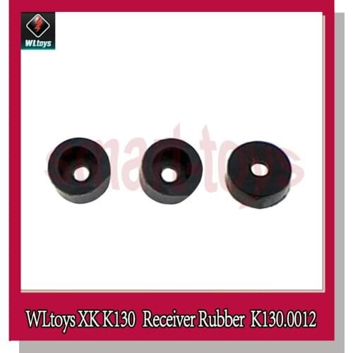 Wltoys XK K130 Receiver Shock absorber K130.0012 Soft Rubber Ring Set for K130 RC Helicopter Parts