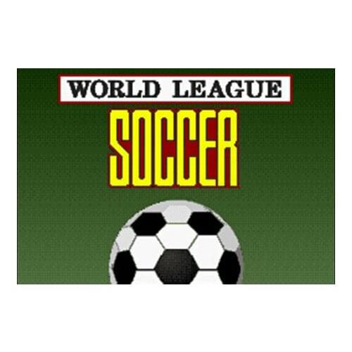 World League Soccer 16 bit Big Gray Game Card For NTSC Game Player Drop Shipping