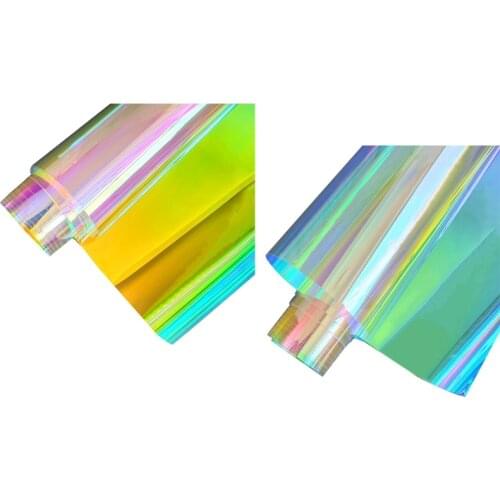 30x100cm Aurora AB Effect Reflective Mirror Paper Jewelry Making Tool DIY Epoxy Resin Mold Findings Fillings