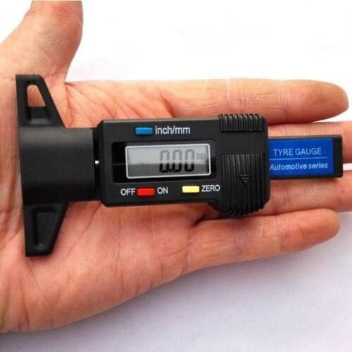 Car Tire Digital Tire Tread Depth Tester Gauge Meter Measurer Motorcycle Trucks Free shipping