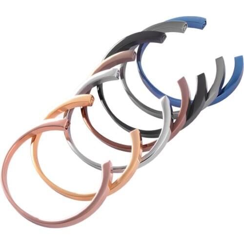 CMB5015 Wholesale Cheap 60mm Solid Metal Cremation Jewelry Bangle Cuff Bracelets Hidden Screw Memorial Urn Ashes Bangle