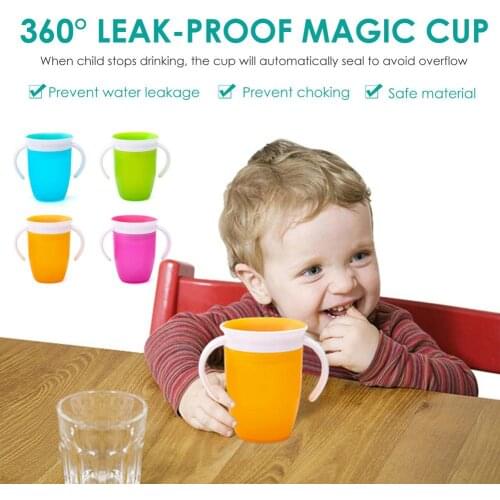 Baby Drinking Cups Leak-proof And Waterproof Cups Magic Cups Leak-proof Cups Baby Children Drinking Cups Learn To Drink Cups