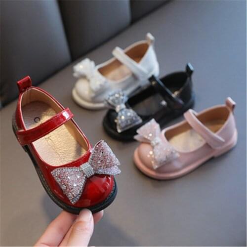 Childrens Casual Shoes for Girls Shoes Kids Leather Flats PU Flowers Leather Oxfords British Design Lace-up Snekaers for Formal