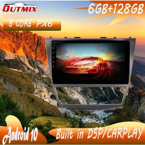 For Toyota Camry 2006-2011 Android10.0 Car DVD Player GPS Multimedia Auto Radio Car Navigator Stereo Receiver 128GB Built-in DSP