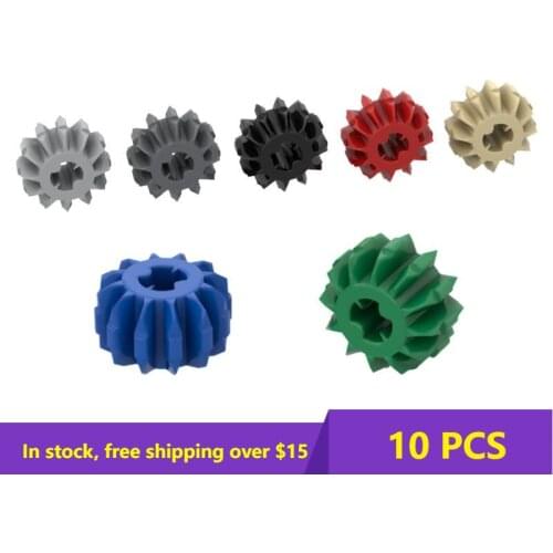 10PCS MOC 32270 Double-Sided 12 Gear Outer Diameter 13.3 Creative Building Block Model Kids DIY High-Tech Brick Parts Toy Gift