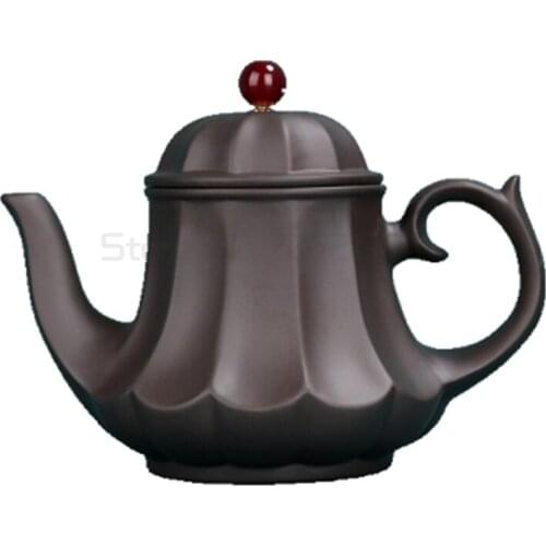 Purple clay pot hand antique teapot large capacity teapot single pot ceramic household tea set