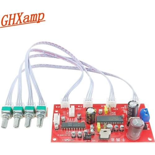 GHXAMP UPC1892+JRC2150 Preamp Tone Board Treble Bass Amplifier Preamplifer BBE Effect Processor For Upgrade Audio Clarity 1PC