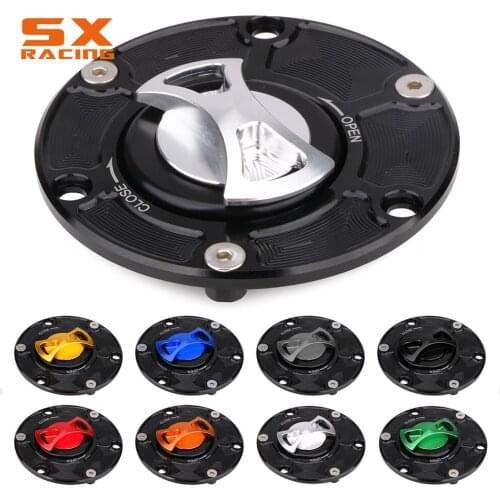 Motorcycle Gas Cap Oil Fuel Tank Cover For APRILIA RSV1000 RS125 RS250 Tuono 1000 Shiver 750 TRIUMPH DAYTONA 675 Duke 990