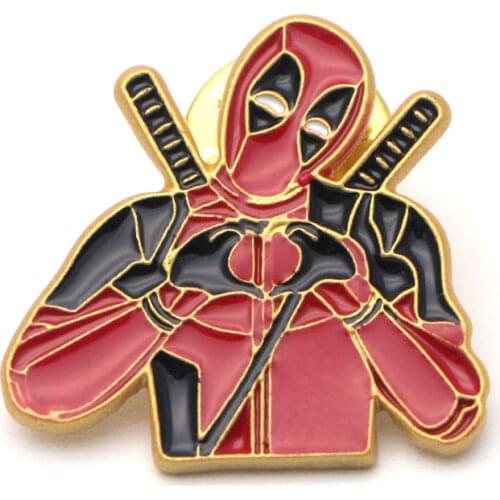 LT923 I Love You Enamel Pin Movie Brooches Bag Lapel Pin Cartoon Holiday Badge Backpack Decoration Jewelry Gift Accessories