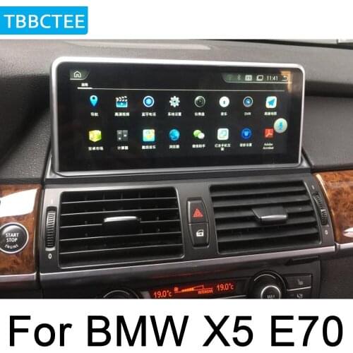 For BMW X5 X6 E70 E71 2011~2014 CIC 10.25" Multimedia Player HD Screen Stereo Android Car GPS Map Original Style Auto radio Wifi