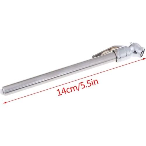 Portable Tire Air Pressure Test Gauge Pen Vehicle Car Motorcycle Tyre Test Meter Pen Silvery 5-50LBS Diagnostic Tools
