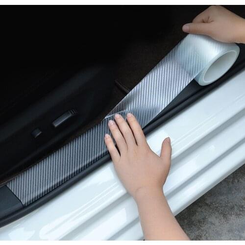 DIY Car Stickers Auto Interior Protector Film Door Edge Protective Glue Automobiles Trunk Door Sill Car Body Vinyl Accessories