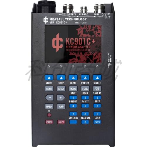 KC901C+Antenna and Feeder Analyser Network Tester Signal Source Field Intensity Meter Spectrum Sweep Fault Location 2G