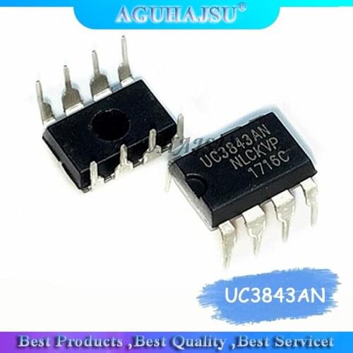10PCS UC3843AN UC3843A DIP8 DIP UC3843 new original