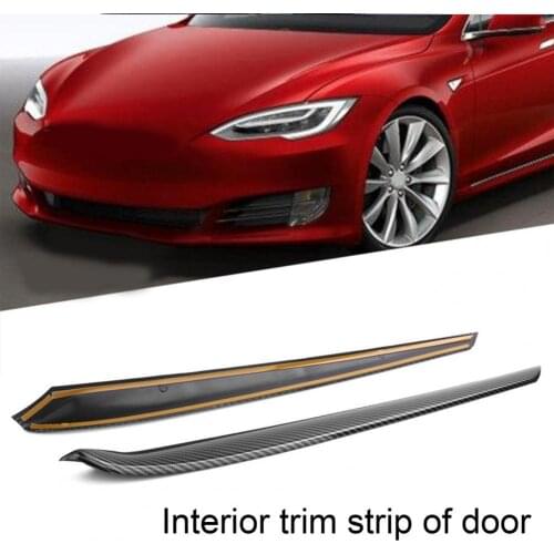 Clear Lines 2Pcs Excellent Inside Door Panel Strip Trim Lightweight Inner Door Panel Cover Harmless