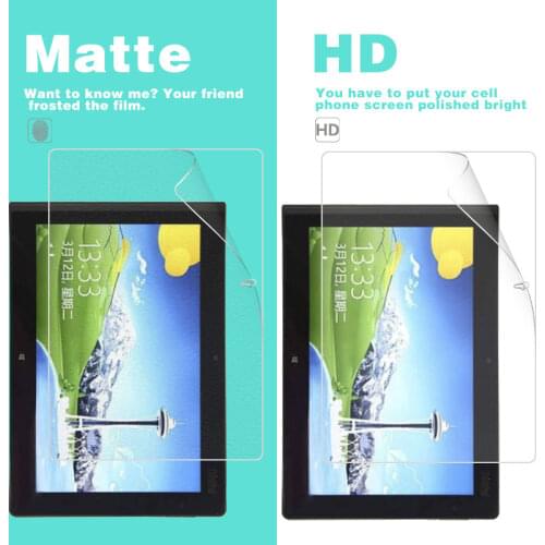 Anti-Glare Matte Film For Lenovo Thinkpad tablet 2 10.1 in HD Glossy Clear Screen Protector Plastic Film LCD panel guard