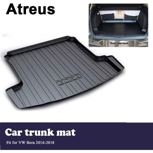 Atreus Car Trunk Cargo Floor Liner Tray Mat Cover Protection Blanket For Volkswagen VW Bora 2016 2017 2018 Accessories