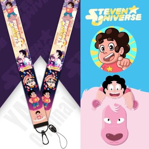Fashion anime universe boy Steven mobile phone universal lanyard, wristband ribbon keychain lanyard LOGO custom