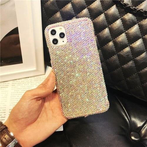 DIY Fashion Full Bling Diamond Crystal Clear Case For Samsung Galaxy S20 FE M51 A42 A91 A81 Note 10 Lite M80S M60S M40S M30S M31