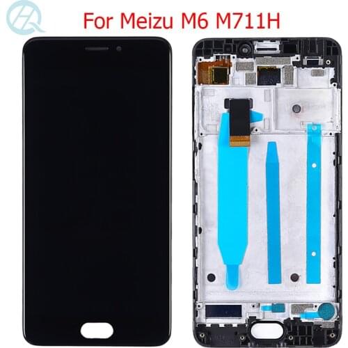Original Meilan 6 LCD For Meizu M6 Display With Frame Touch Screen 5.2" M6 M711H M711M M711Q LCD Screen Glass Assembly