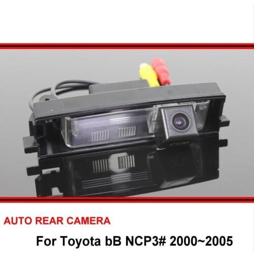 For Toyota bB NCP3# 2000~2005 HD CCD Car Parking Reverse Rearview Backup Waterproof Wide Angle Rear View Camera Night Vision
