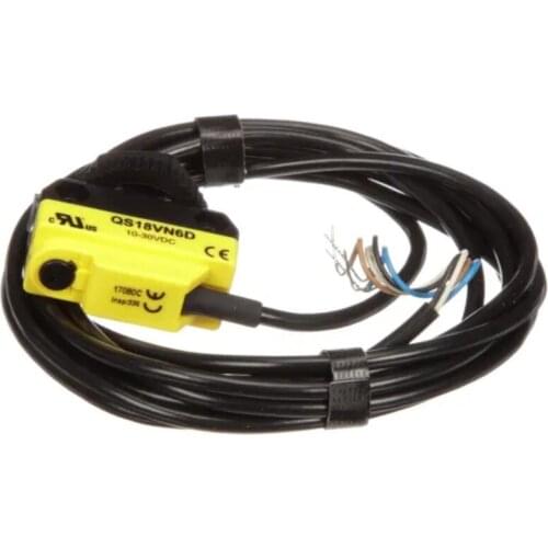 QS18VN6D QS18 Photoelectric Sensor, Diffuse, 450 mm Range, 10-30 VDC, NPN, 2 Meter, 61651