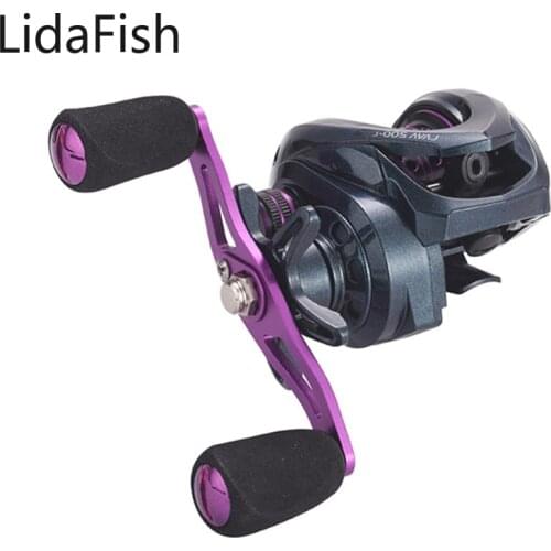 Lidafish Strong Drag Power 10kg Magnetic Brake Systems Baitcasting Reel Right/Left Handed Fishing Wheels