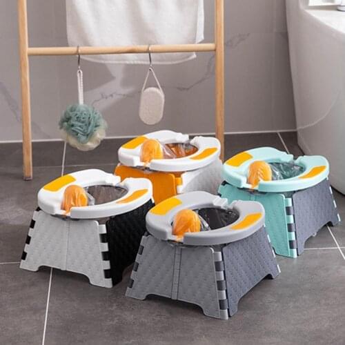 HOT SALES!!! Car Pottyed Compact Foldable Sturdy Car Pottyws Training Toilet Chair for Travel