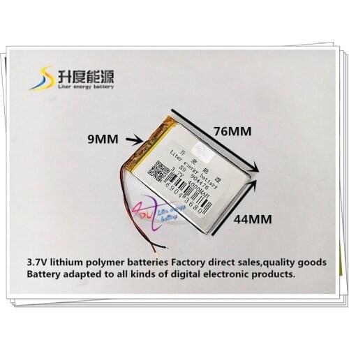 Best battery brand 3.7V polymer lithium battery 094476 904476 4000mah Pocket PC mobile power supply mobile device