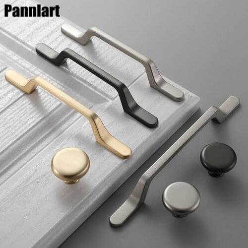Pannlart 1pc Pearl Grey handles for Kitchen Cabinet Knobs Solid Zinc Alloy Drawer Pulls Wardrobe Door Knobs Furniture Hardware