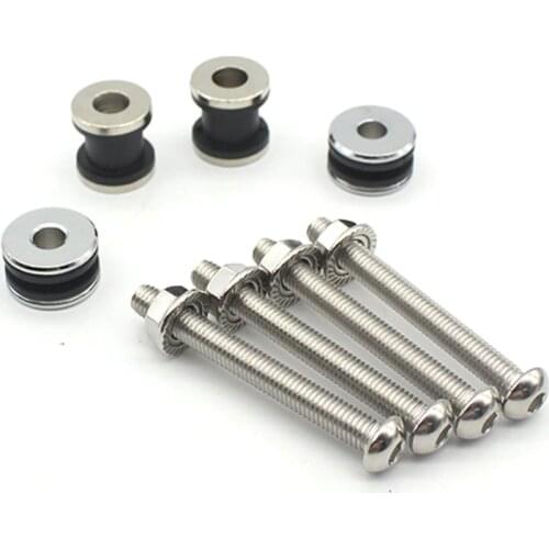 Motorcycle Backrest Sissy Bar Detachable Docking Hardware Bolts Screw Kit for Sportster 883 1200 XL