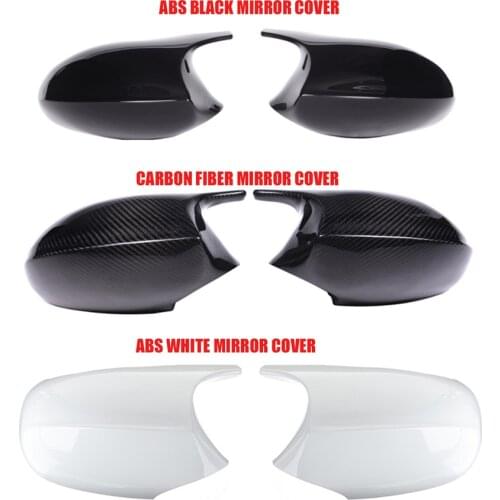 Carbon Mirror Cover For E90 E91 E92 E93 Door Side Replacement M3 Style Mirror Cap for BMW E81 E82 E87 E88