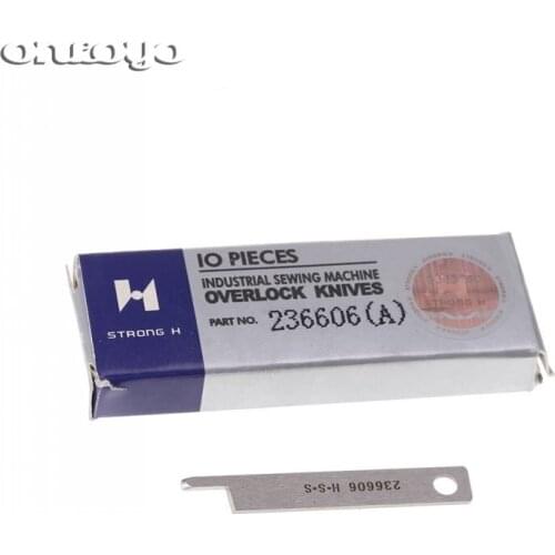 Industrial Sewing Machine Upper Knife 236606A Lower Knife 236608A strongH Blade For Pegasus FS601 FS603 Super Durable Material