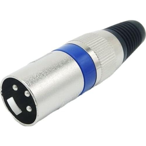 Free shipping 10pcs 3Pin XLR connector male connector Microphone connector MIC Adapter