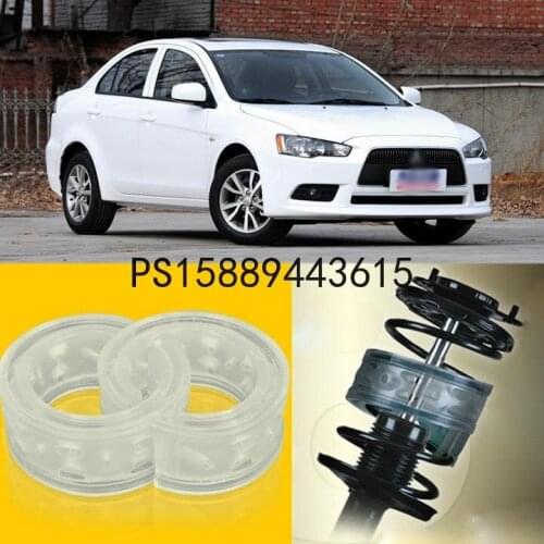 2pcs Power Front /Rear Shock Suspension Cushion Buffer Spring Bumper For Mitsubishi Lancer-ex