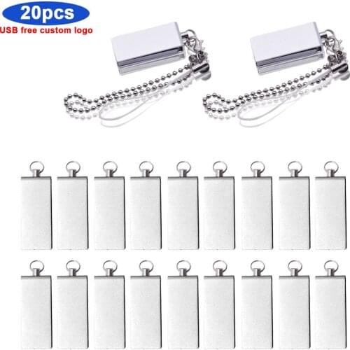 20pcs/lot USB 2.0 flash drive pen drive 16G 32G 64G usb flash drives 128GB for USB flash drive free custom logo For photography