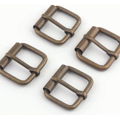 25mm Bronze Adjustable Belt Buckle Slide Bar Metal Purse Clasp Bag Strap Buckle Handbag webbing hardware Bag Luggage strap Clasp