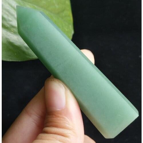 70g Natural Aventurine Crystal Obelisk Quartz Point Decoration Healing