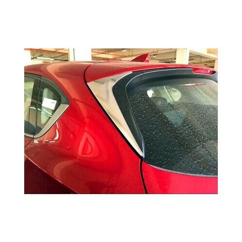 ABS Chrome Rear Window Sill Trim 2pcs For Mazda CX-5 2nd Gen 2017 - 2019